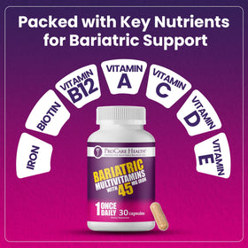 ProCare Health Multivitamine Bariatrique capsule sur une surface blanche