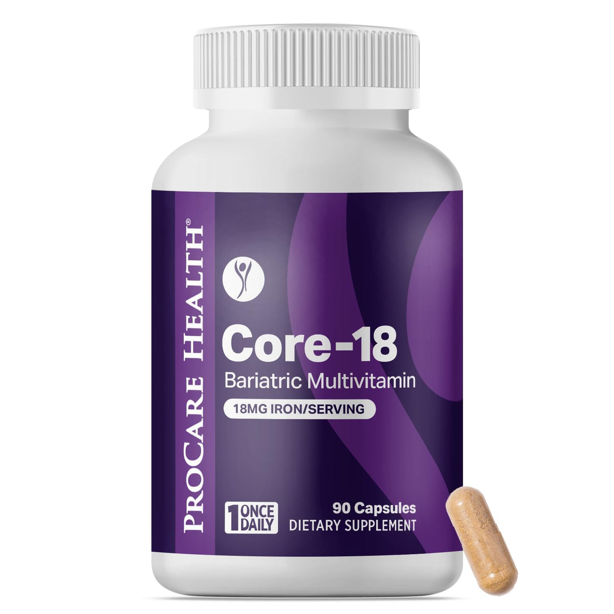 ProCare Health Multivitamine Bariatrique Core-18 90 capsules vue de face