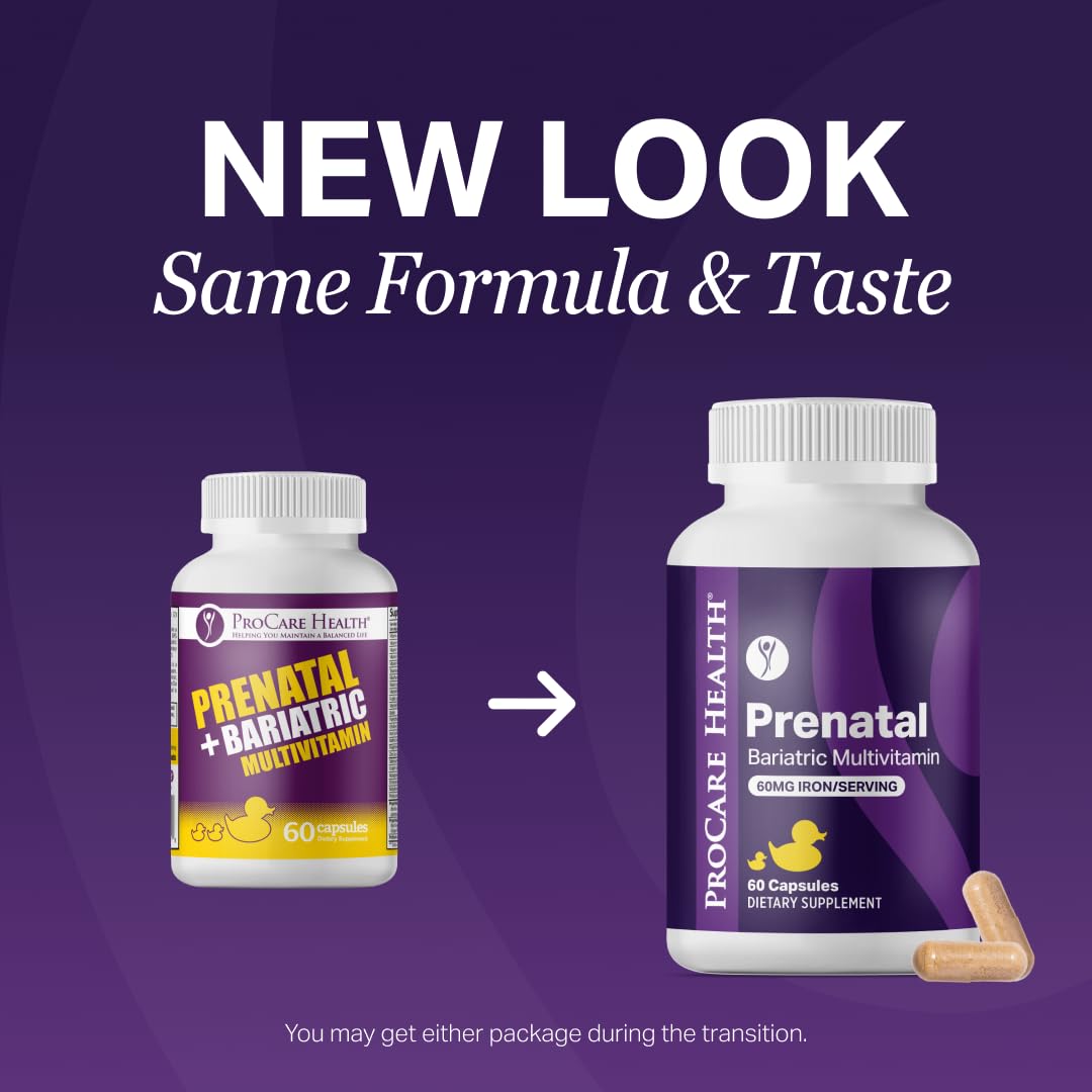 ProCare Health Multivitamine Prénatale Bariatrie capsules ouvertes