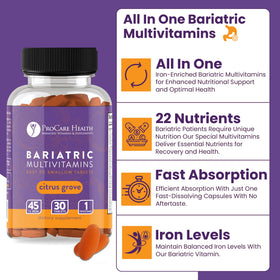 ProCare Health Multivitamines Bariatriques avec fer 45 mg