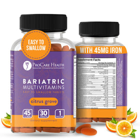 ProCare Health Multivitamines Bariatriques Citrus Grove 30 comprimés vue de face
