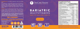 ProCare Health Multivitamines Bariatriques nutrition complète