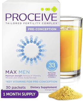 Proceive complément fertilité homme sachets orange vue de face