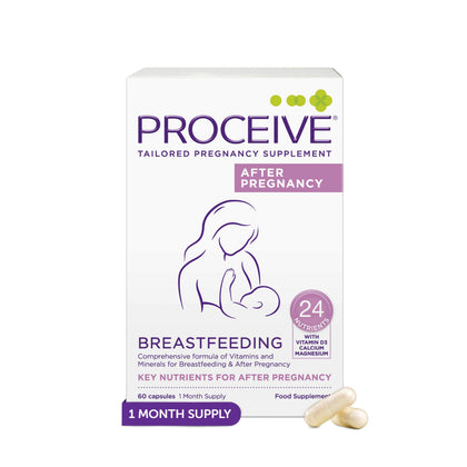 Proceive Compléments Alimentaires Postnatals 60 Capsules vue de face