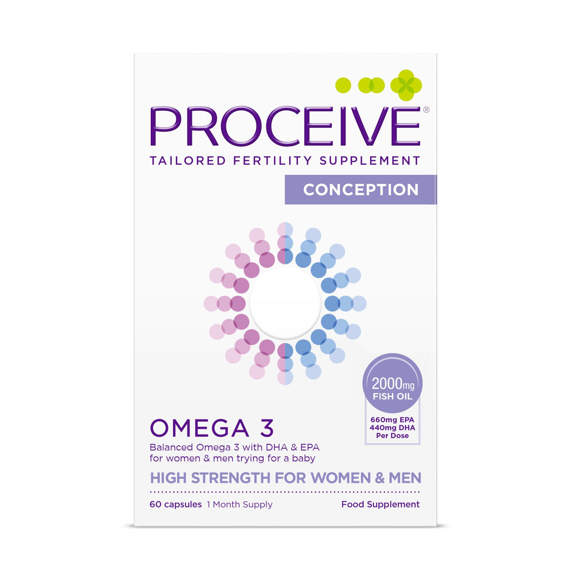 Proceive Omega-3 2000 mg boîte vue de face