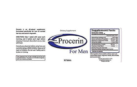 Procerin comprimés avec son emballage visible