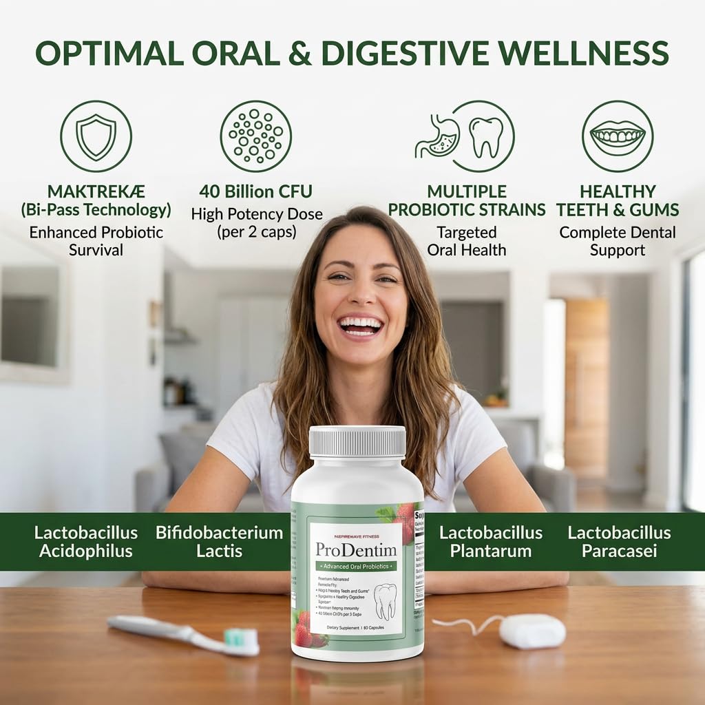 ProDentim capsules sur une table