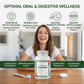 ProDentim capsules sur une table