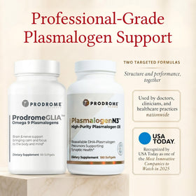 Prodrome Plasmalogen N3 avec un verre d'eau