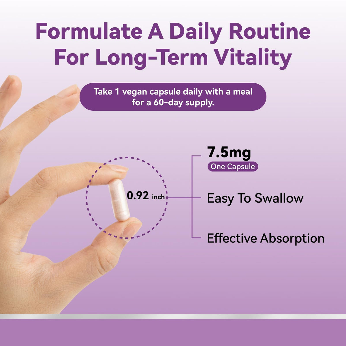 Produit Inner Brightness L-Ergothioneine avec ingrédients en arrière-plan