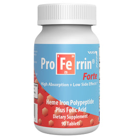 Proferrin Fer Hémique 12 mg comprimés vue de face