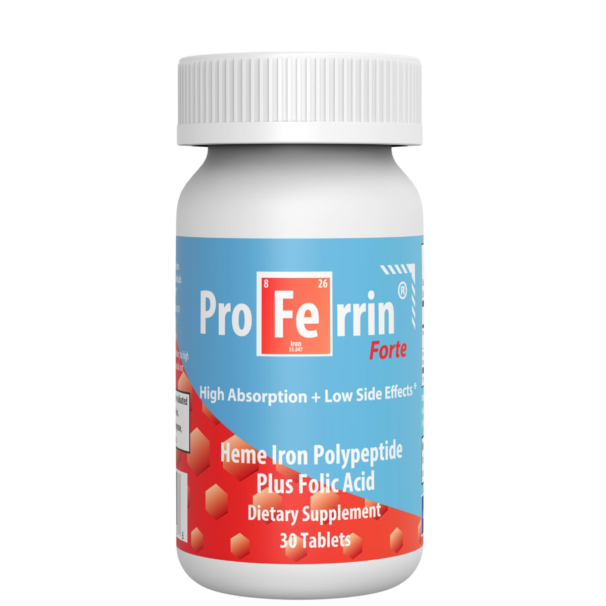 Proferrin Forte boîte de 30 comprimés vue de face