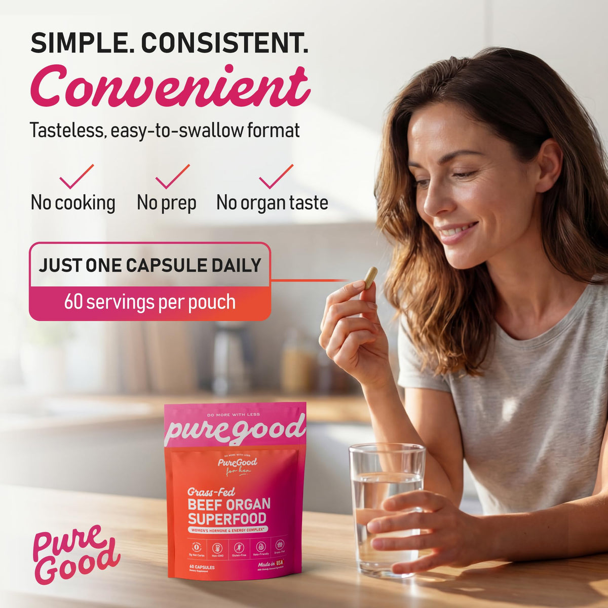 Profil de la capsule de PureGood Complément Alimentaire