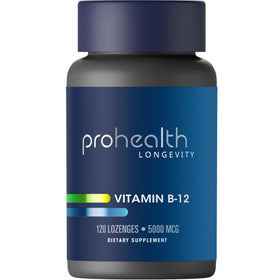 ProHealth B12 5000 mcg 120 pastilles vue de face