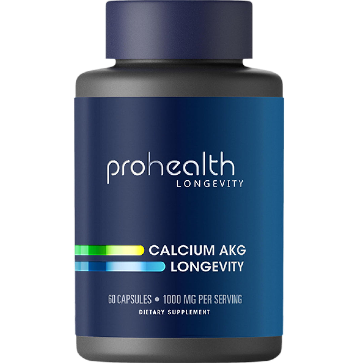 ProHealth Ca AKG 1000 mg 60 capsules vue de face