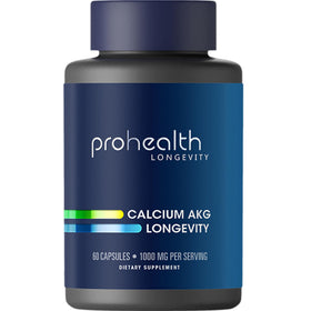 ProHealth Ca AKG 1000 mg 60 capsules vue de face