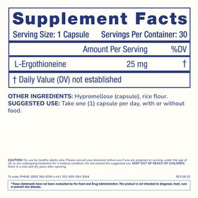 ProHealth Ergothioneine 25mg photo de groupe