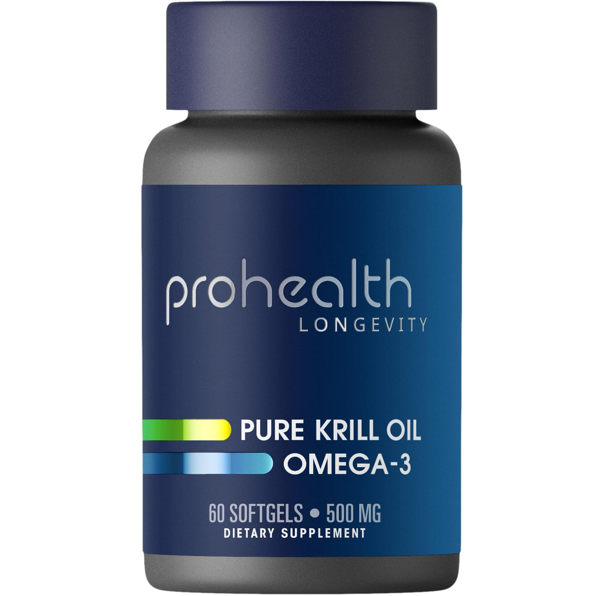 ProHealth Huile de Krill Pure 500 mg, gélules molles vue de face
