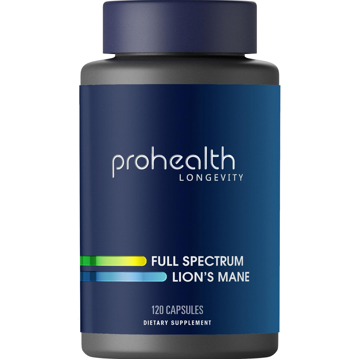 ProHealth Lion’s Mane 120 capsules vue avant avec étiquette