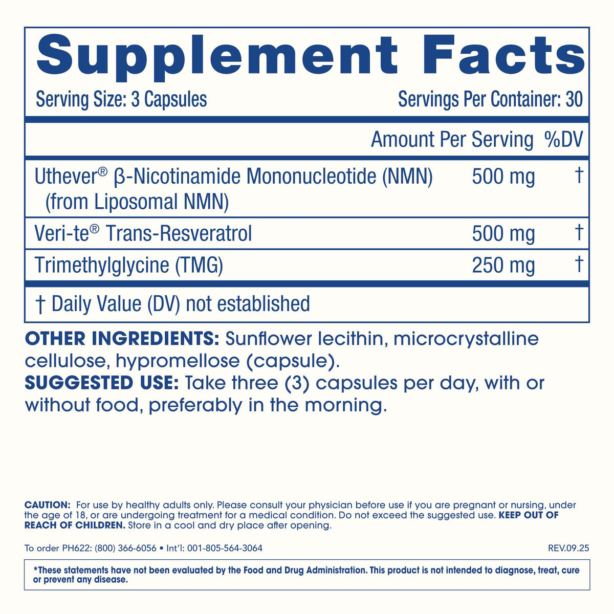 ProHealth Liposomal NMN Pro Complete 90 Capsules - Présentation avec des éléments naturels