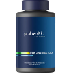 ProHealth Magnésium Taurate Pur 160mg 180 capsules vue de face