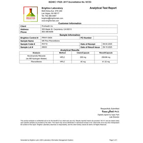 ProHealth Nicotinamide Riboside capsule ouverte sur une table