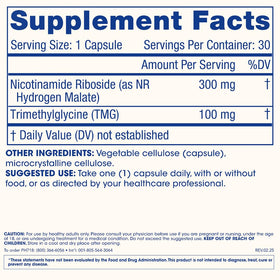 ProHealth Nicotinamide Riboside Pro 300mg sur fond neutre
