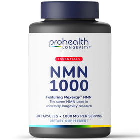 ProHealth NMN 1000mg capsules vue de face dans leur emballage