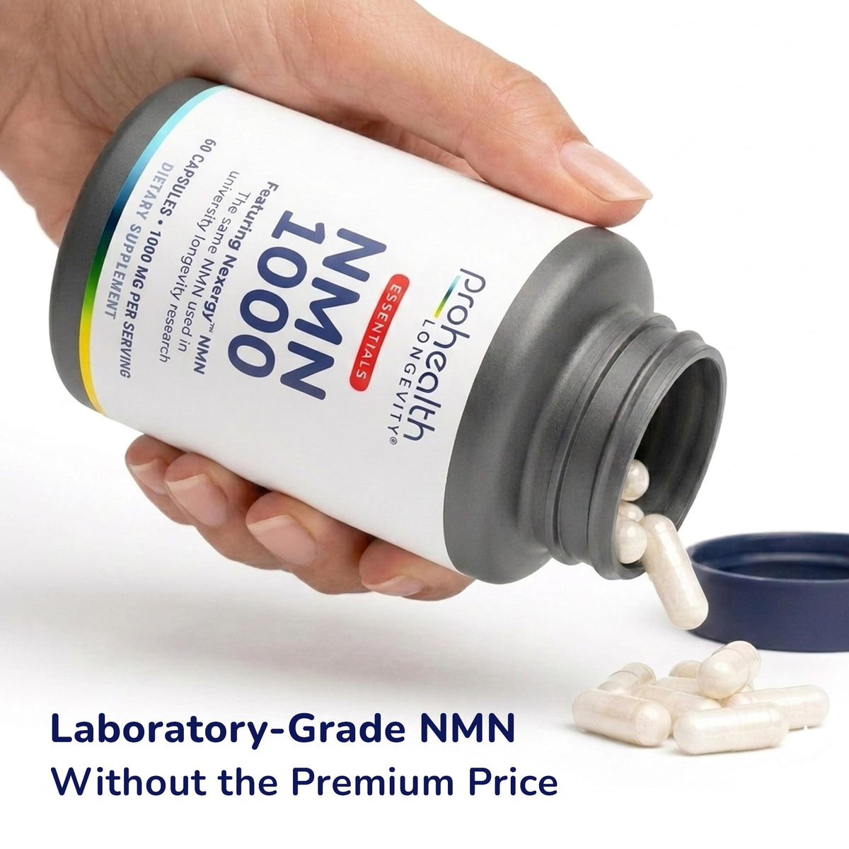 ProHealth NMN 1000mg emballage avec mention des tests de qualité