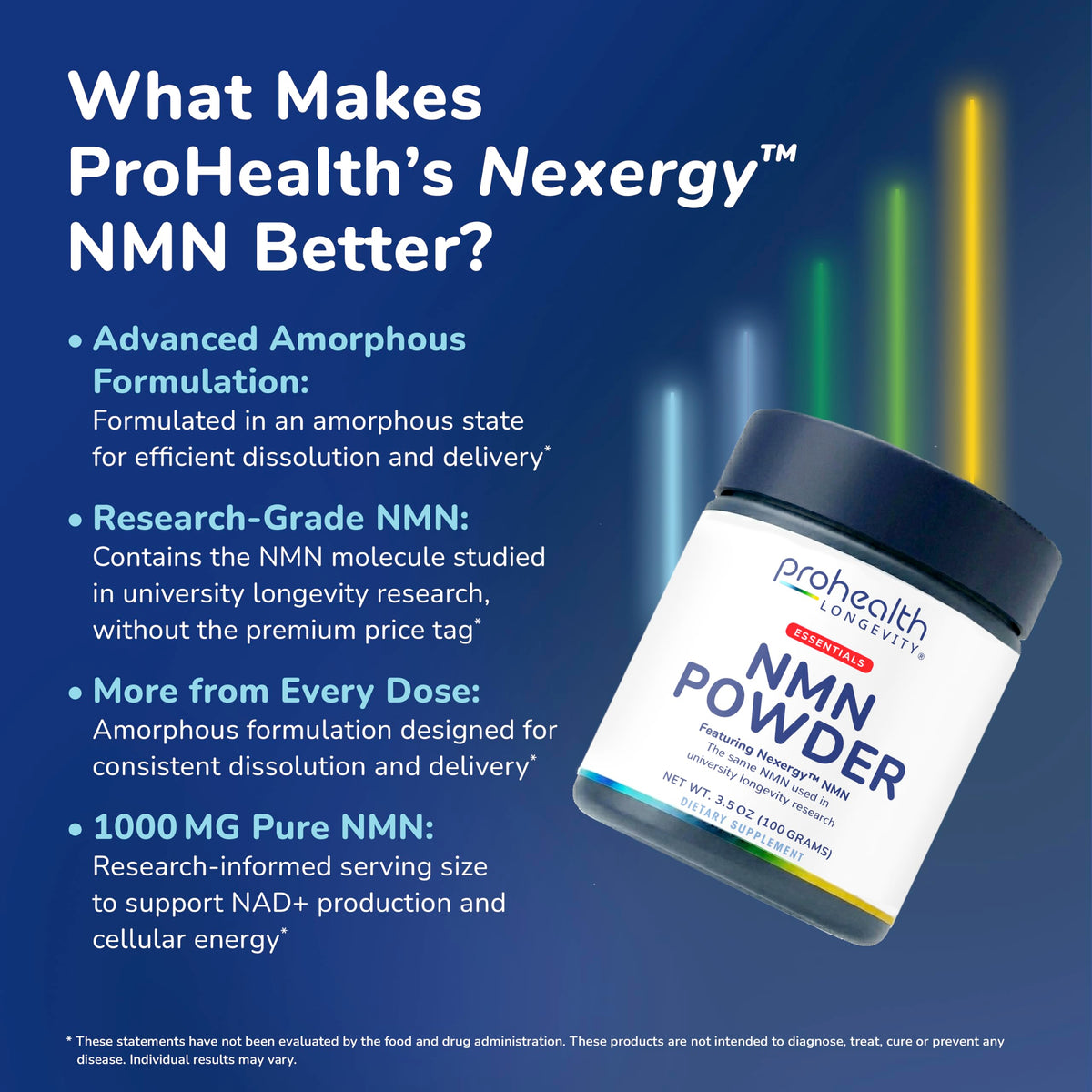 ProHealth NMN Poudre 100g en cours de mélange