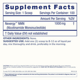 ProHealth NMN Poudre 100g montre la poudre