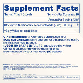ProHealth NMN Pro 300 informational label