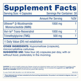 ProHealth NMN Pro Complete 120 Capsules on a wooden table
