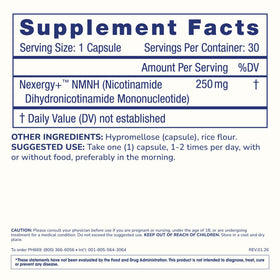 ProHealth NMNH 250mg capsules side view