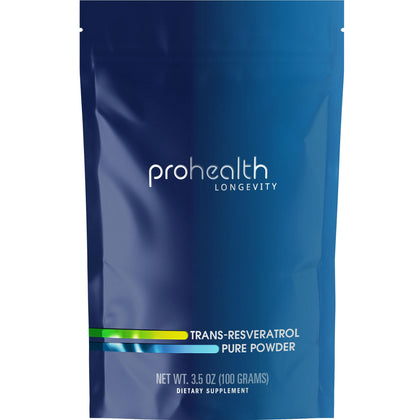 ProHealth Poudre de Trans-Resvératrol 100 g avant ouverture
