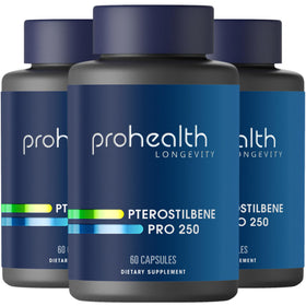 ProHealth Pterostilbène 250mg 60 Capsules face avant