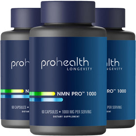 ProHealth Uthever NMN Pro 1000 flacon de 60 capsules vue de face