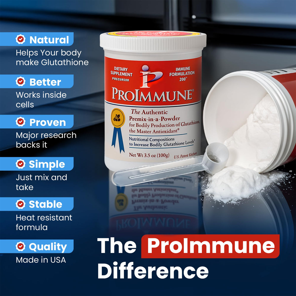 ProImmune Glutathione Supplement 200 en utilisation avec du café