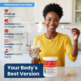 ProImmune Glutathione Supplement 200 en utilisation avec du yaourt