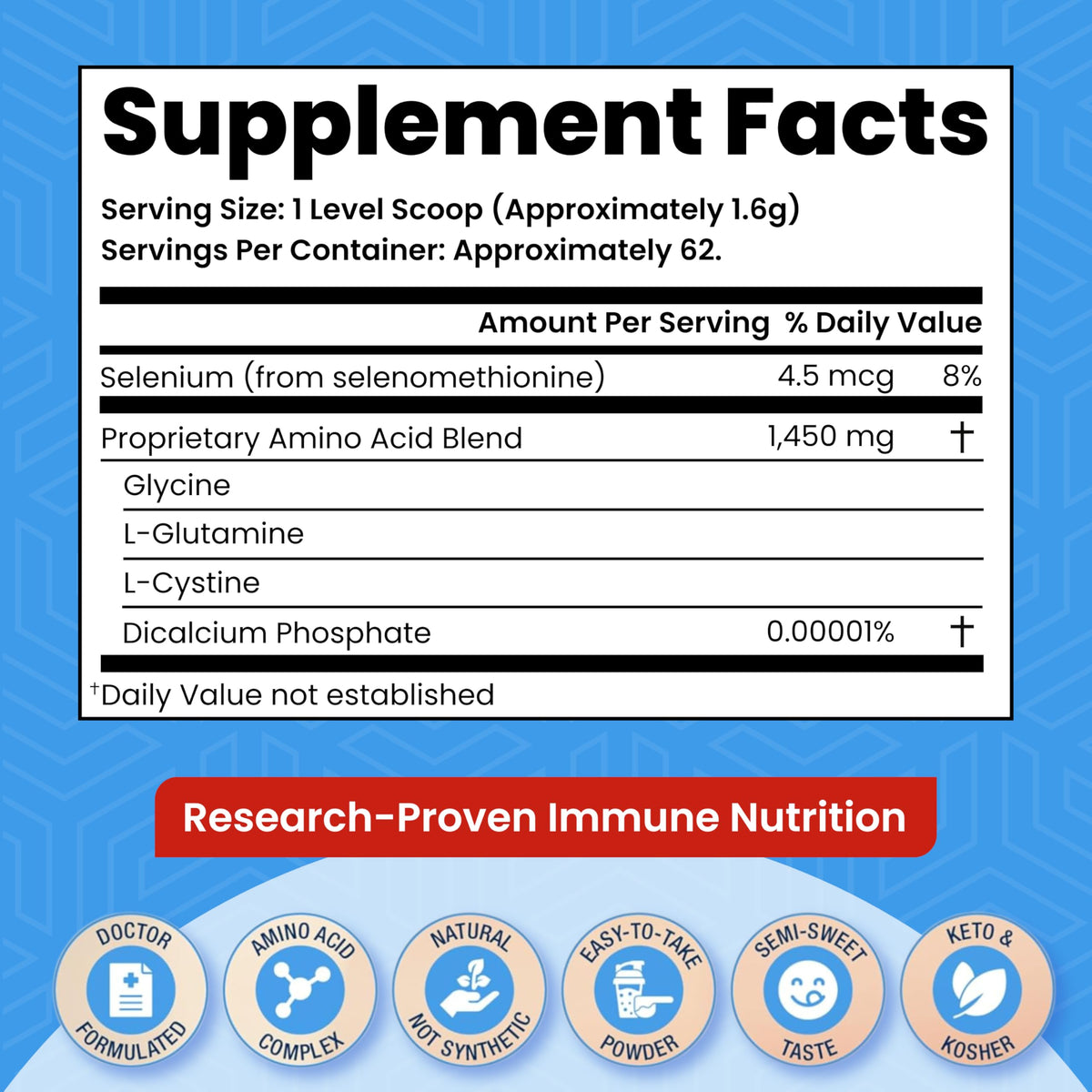 ProImmune Glutathione Supplement 200 en utilisation avec un smoothie