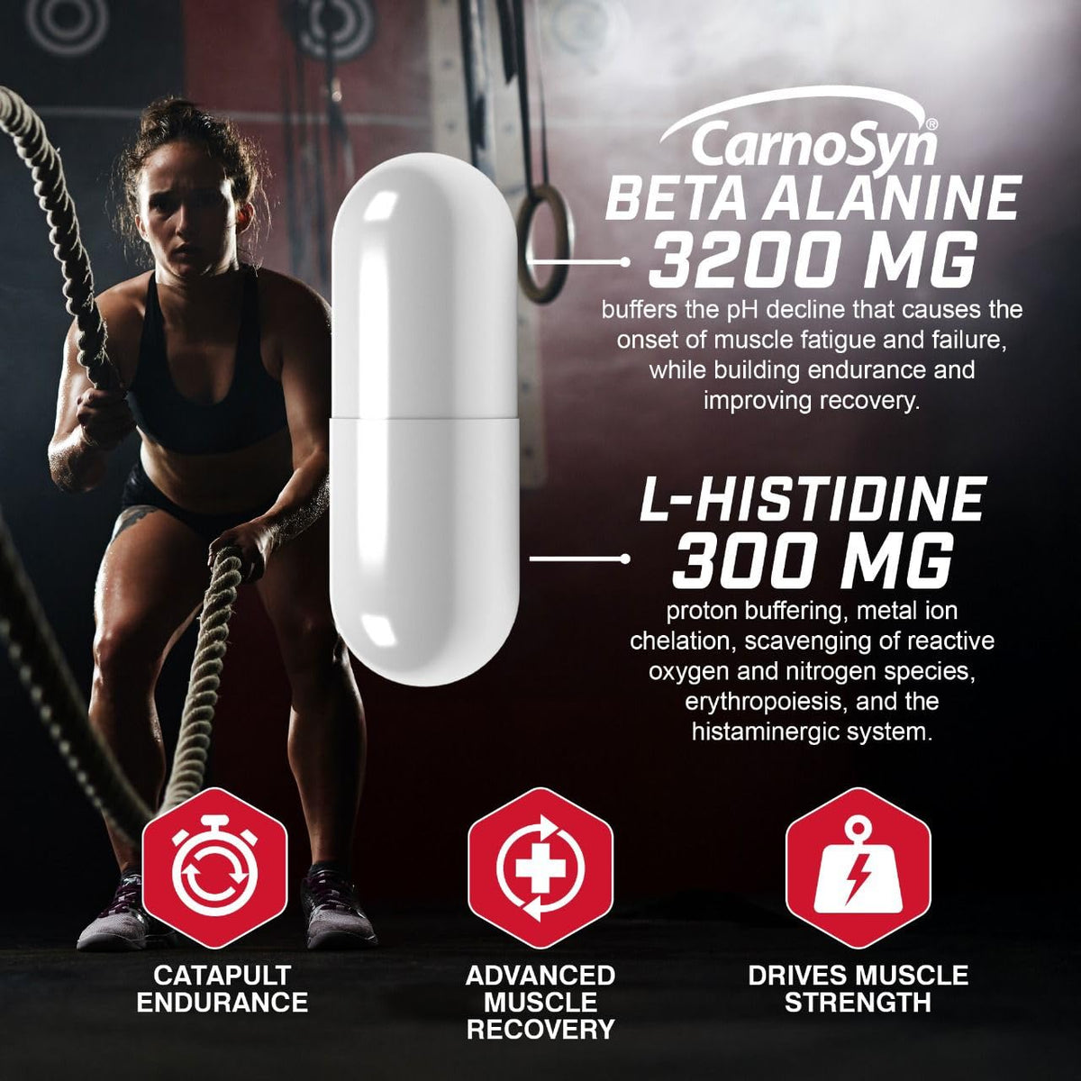 ProLab Beta Alanine Extreme 3200mg capsules ouvertes