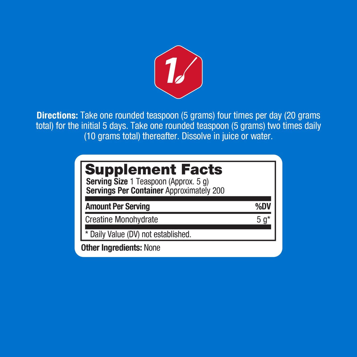 ProLab Créatine Monohydrate Poudre 1000g avec cuillère doseuse