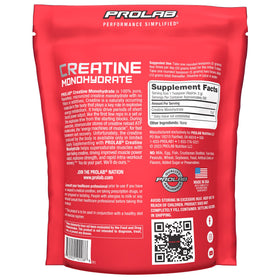 ProLab Créatine Monohydrate Poudre 1000g vue arrière