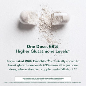 Prominent Nutrition S-Acetyl L-Glutathione 100mg 60 Capsules - capsules individuelles