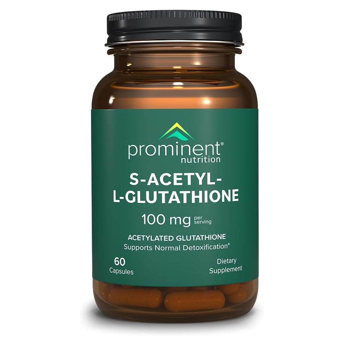 Prominent Nutrition S-Acetyl L-Glutathione 100mg 60 Capsules - vue avant