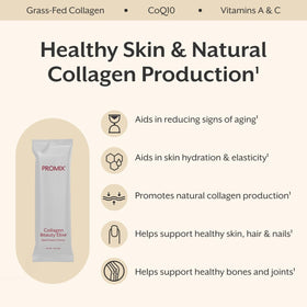 ProMix Nutrition Collagen Beauty Stick Packs 30ct avec ingrédients visibles