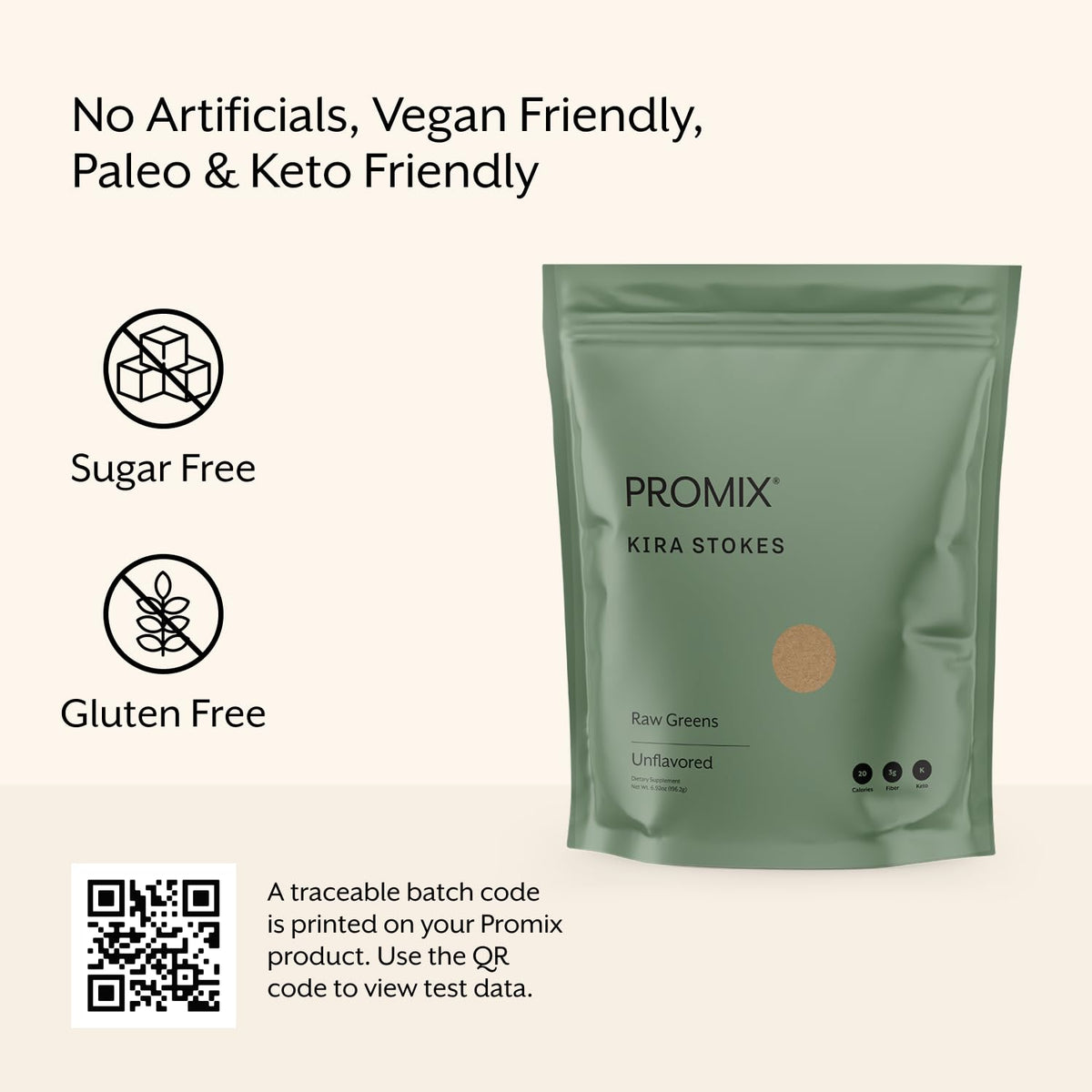 ProMix Nutrition Poudre de Superfood Verts - mélange dans un smoothie