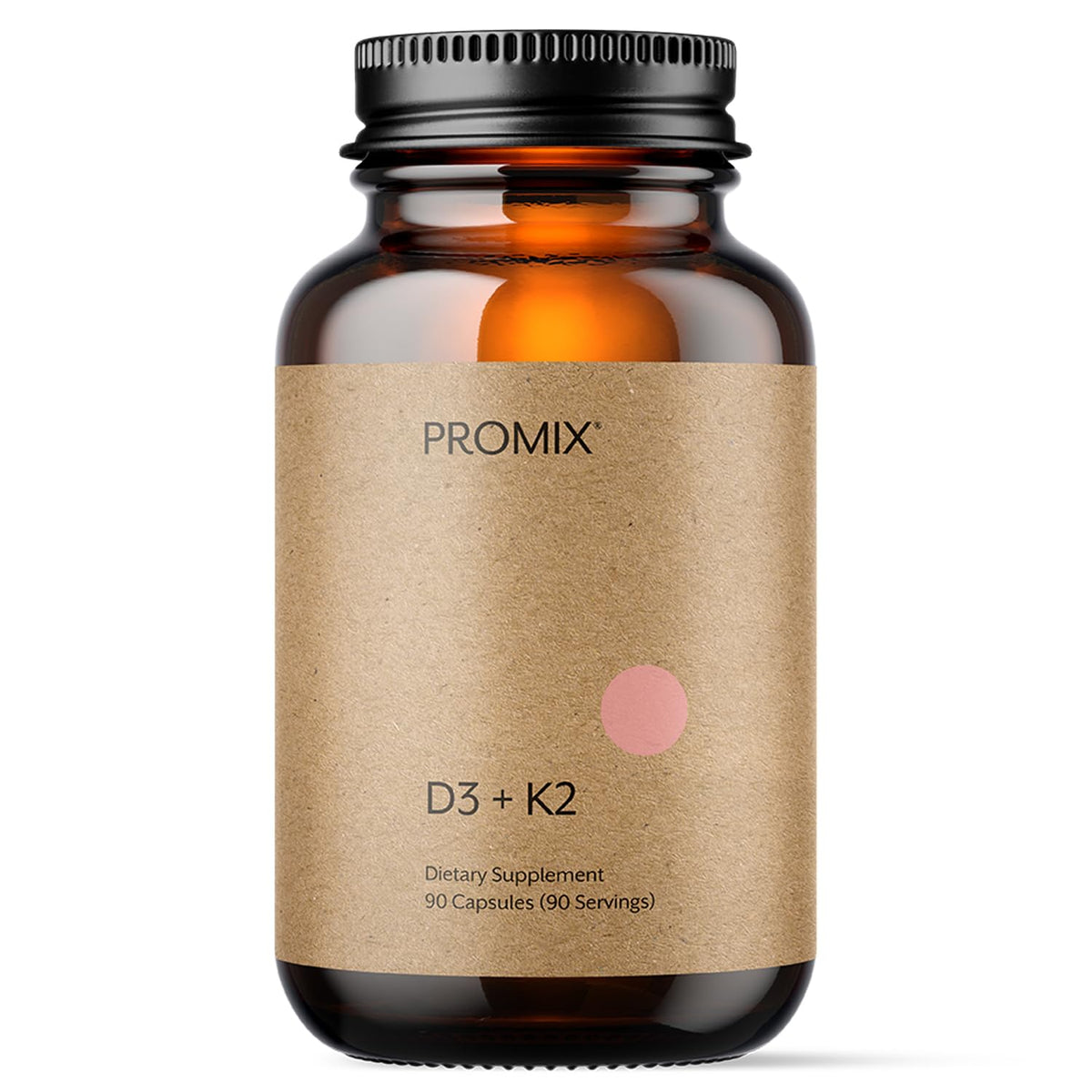 ProMix Nutrition Vitamine D3 K2 90 capsules vue de face