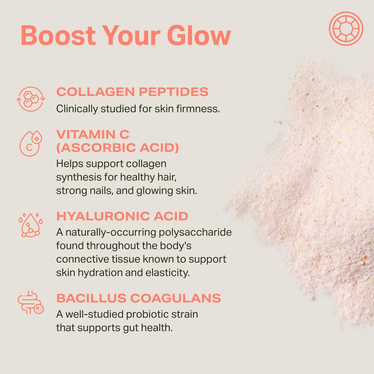 Proper Poudre Beauté Glow 231g étiquette détaillée