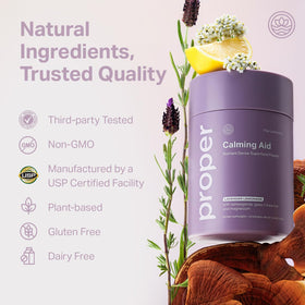 Proper The Lavenders Calming Aid mixed with smoothie
